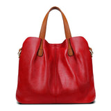 Sac En Cuir Gris Femme