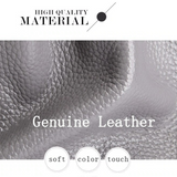 Sac En Cuir Gris Femme
