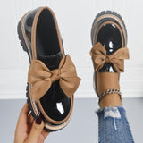 Mocassins Plateforme à Nœud