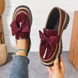 Mocassins Plateforme à Nœud