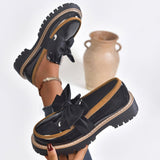 Mocassins Plateforme à Nœud