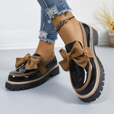 Mocassins Plateforme à Nœud