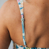 Robe Longue Femme Fleurie à Bretelles Fines
