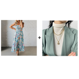 Robe Longue Femme Fleurie à Bretelles Fines