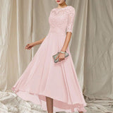 Robe Femme Élégante Mi-Longue – Robe Soirée Dentelle