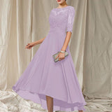 Robe Femme Élégante Mi-Longue – Robe Soirée Dentelle