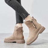 Bottines Femme Fourrées Confort – Bottes Hiver Antidérapantes