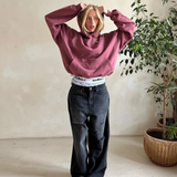 Sweat à Capuche Oversize Femme Streetwear Confort