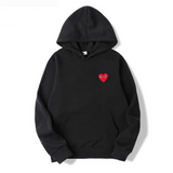 Lola | Sweat à Capuche Femme Motif Cœur & Style Casual