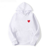 Lola | Sweat à Capuche Femme Motif Cœur & Style Casual