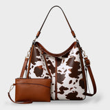 Sac En Cuir Marron Femme Signature