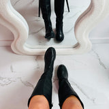 Bottes Hautes Noires Anetta