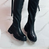 Bottes Hautes Noires Anetta