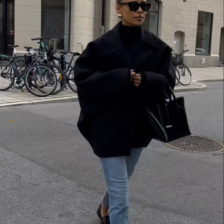 Manteau Court Oversize Femme – Veste Chic et Moderne