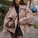 Manteau Court Oversize Femme – Veste Chic et Moderne