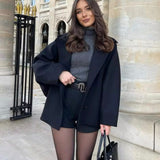 Manteau Court Oversize Femme – Veste Chic et Moderne