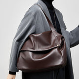 Sac En Cuir Noir Femme Signature