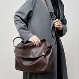 Sac En Cuir Noir Femme Signature