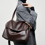 Sac En Cuir Noir Femme Signature