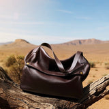 Sac En Cuir Noir Femme Signature