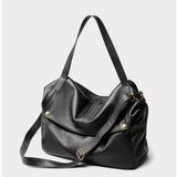 Sac En Cuir Noir Femme Signature