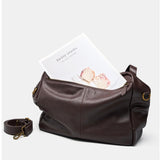 Sac En Cuir Noir Femme Signature