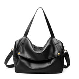 Sac En Cuir Noir Femme Signature