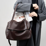 Sac En Cuir Noir Femme Signature