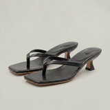 Sandales femme à brides et petit talon kitten