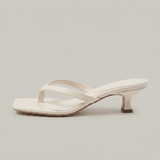 Sandales femme à brides et petit talon kitten