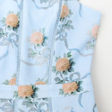 Robe Longue Femme Fleurie à Bretelles Fines