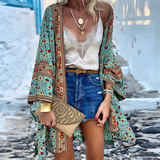 Kimono Long Imprimé Bohème