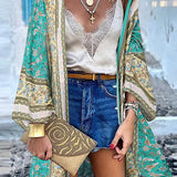 Kimono Long Imprimé Bohème