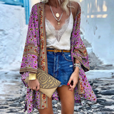 Kimono Long Imprimé Bohème