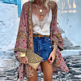 Kimono Long Imprimé Bohème
