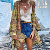 Kimono Long Imprimé Bohème