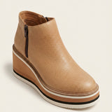 Bottines femme à plateforme et semelle rembourrée