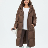 Doudoune Femme Longue Matelassée Hiver Élégante