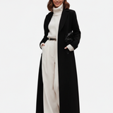 Manteau Femme Long Élégant Style Classique