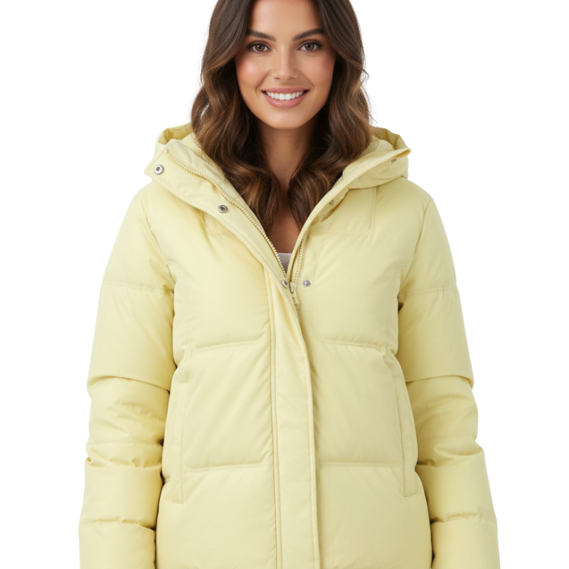 Doudoune Femme Courte Hiver à Capuche