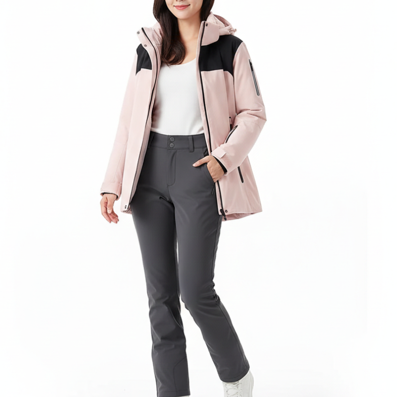 Veste Hiver Capuche Doublure Chaude Confort Quotidien