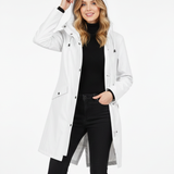 Manteau Femme Mi Long à Capuche Élégant