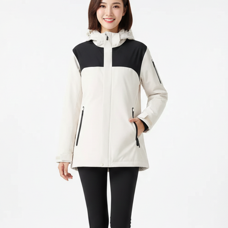 Veste Hiver Capuche Doublure Chaude Confort Quotidien