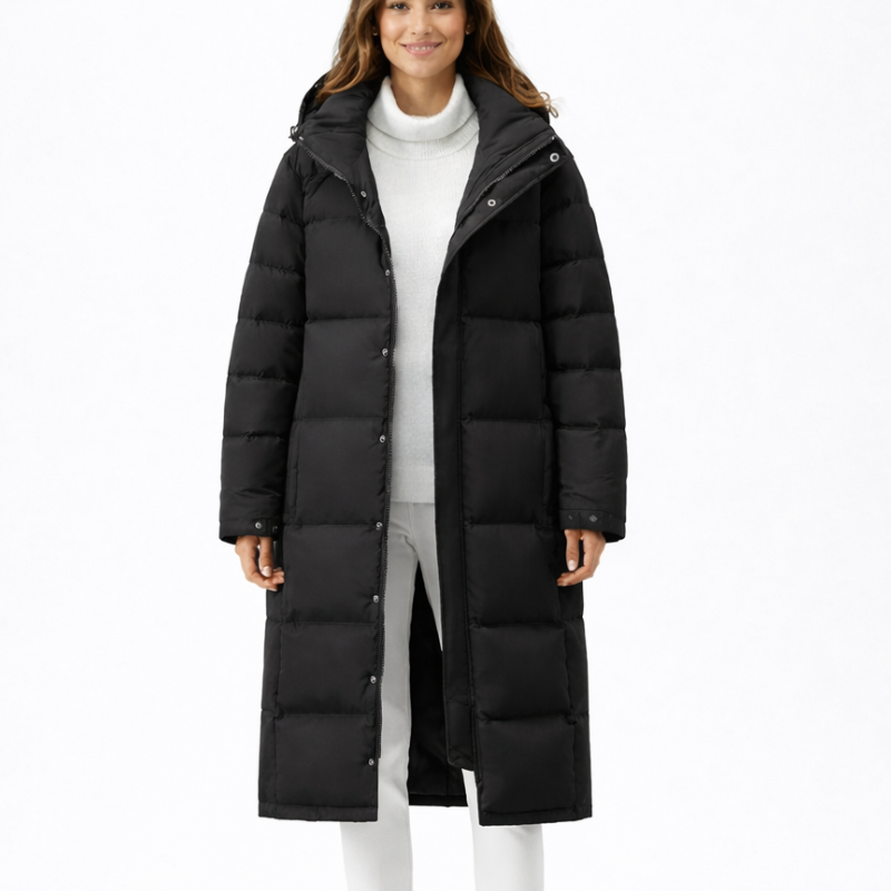 Doudoune Femme Longue Hiver Matelassée à Capuche