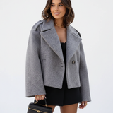 Veste Femme Courte Élégante Style Tailleur