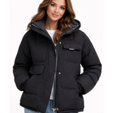 Doudoune Femme Courte Hiver à Capuche