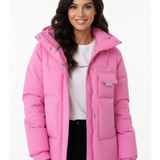 Doudoune Femme Courte Hiver à Capuche