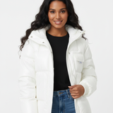 Doudoune Femme Courte Hiver à Capuche