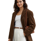 Blazer Oversize Élégant Coupe Décontractée Chic Moderne
