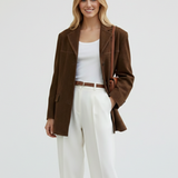 Blazer Oversize Élégant Coupe Décontractée Chic Moderne